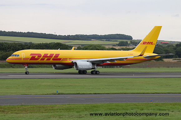 DHL Air Boeing 757-200F G-DHKB at Prestwick (2016)