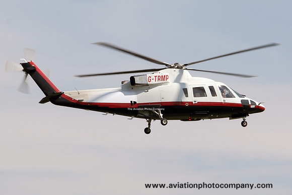DT Connect Europe Sikorsky S-76B G-TRMP at Prestwick (2016)