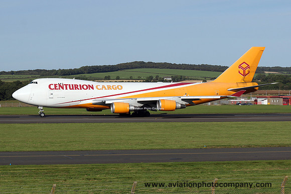 Centurion Cargo Boeing 747-400F N902AR at Prestwick (2016)