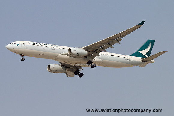Cathay Pacific Airbus A330-300 B-LAJ at Dubai (2016)