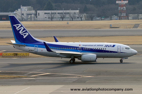 ANA Boeing 737-700 JA13AN at Tokyo Narita (2015)