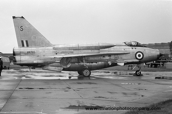 RAF Leuchars Pool English Electric Lightning F.6 XR765/S (1968)