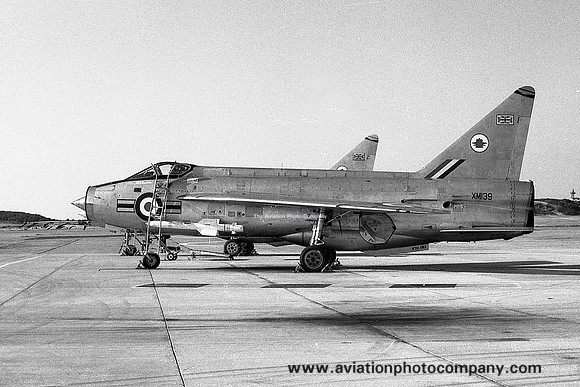 RAF Wattisham TFF English Electric Lightning F.1 XM139 (1973)