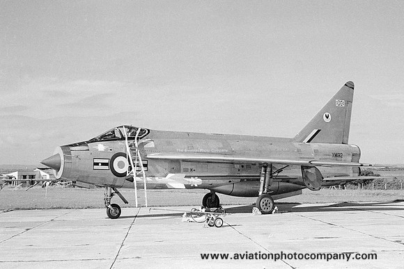 RAF Wattisham TFF English Electric Lightning F.1A XM192 (1973)