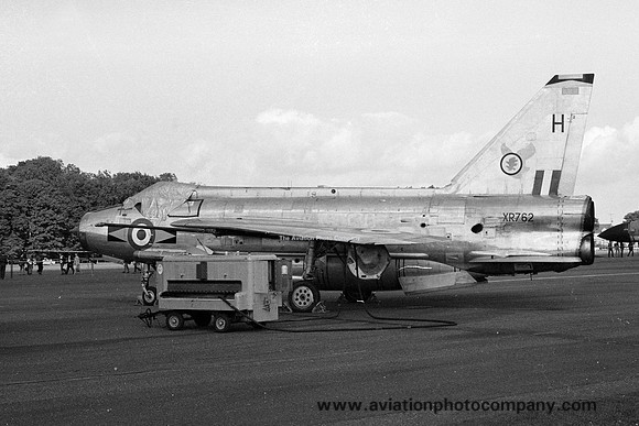RAF 11 Squadron English Electric Lightning F.6 XR762/H (1971)