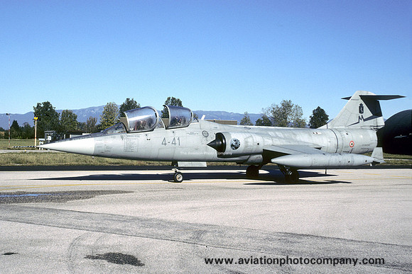 Italian Air Force 4 Stormo Lockheed TF-104G Starfighter MM54260/4-41 (2004)
