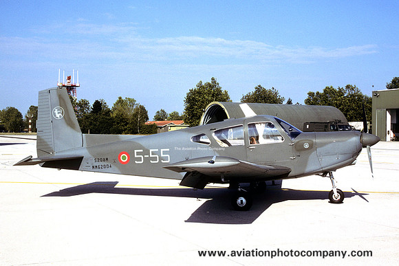 Italian Air Force 5 Stormo SIAI S-208M MM62004/5-55 (2004)