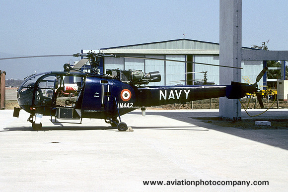 Indian Navy 321 Squadron HAL Chetak/Sud Alouette III IN442 (2006)