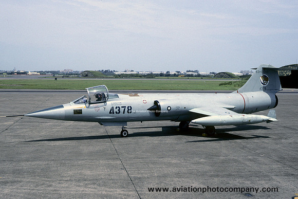 Republic of China Air force 2 TFW Lockheed F-104G Starfighter 4378/63-13260 (1996)