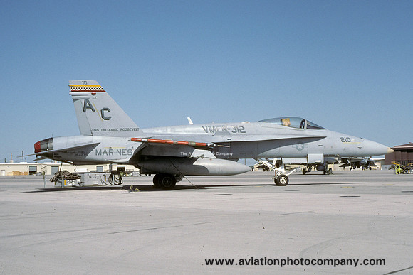 US Marines VMFA-314 McDonnell Douglas F/A-18C Hornet 164275/AG-210 (1996)
