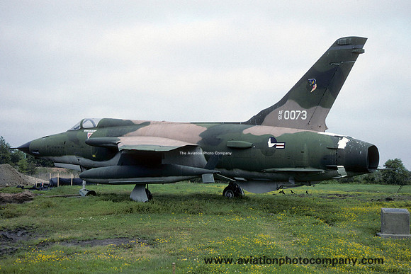 USAF Republic F-105D Thunderchief 61-0073 displayed at Hampton Park (1996)