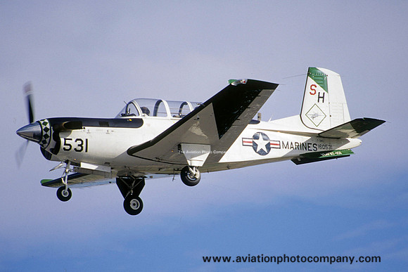US Marines VMFAT-101 Beech T-34C Turbo Mentor 160531/SH (2002)