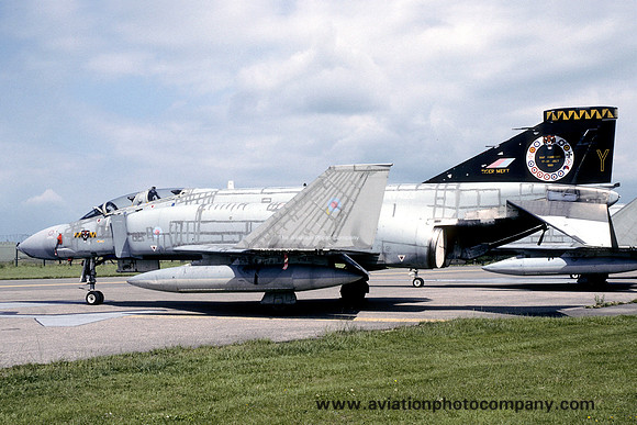 RAF 74 Squadron McDonnell F-4M Phantom FGR.2 XV423/Y stored at RAF Leeming (1995)