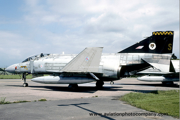 RAF 74 Squadron McDonnell F-4M Phantom FGR.2 XV465 stored at RAF Leeming (1995)