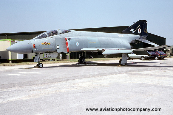 RAF McDonnell F-4M Phantom FGR.2 9060M in use as BDRF at RAF Waddington (1995)