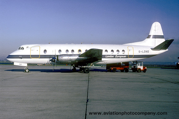 London European Vickers Viscount G-LOND