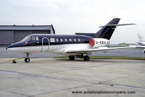 Heron Managements Ltd Hawker Siddeley HS125-800 G-GEIL (1985)