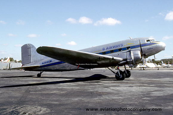 B Airways Douglas C-47B Skytrain N2685W (1985)
