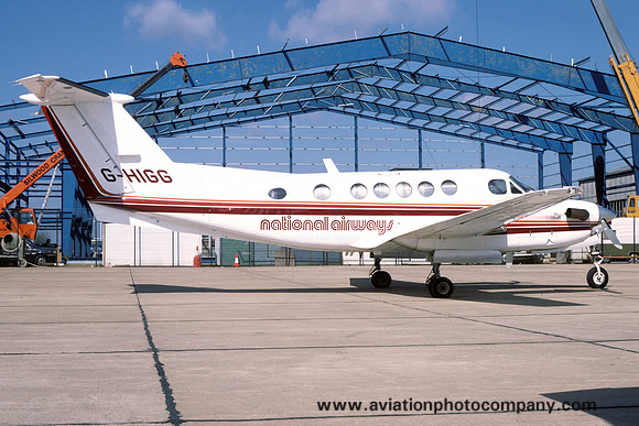 National Airways Beech King Air 200 G-HIGG (1985)
