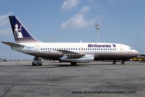 Britannia Airways Boeing 737-200 G-BFVA (1985)