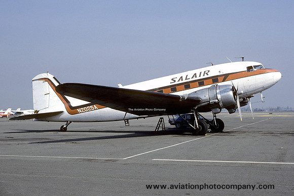 Salair Douglas C-47B Skytrain N2025A (1985)