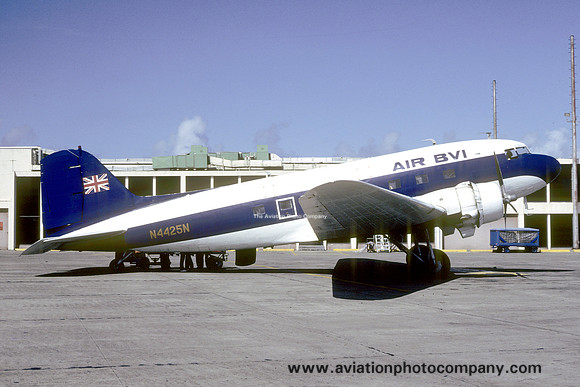 Air BVI Douglas DC-3 N4425N (1984)