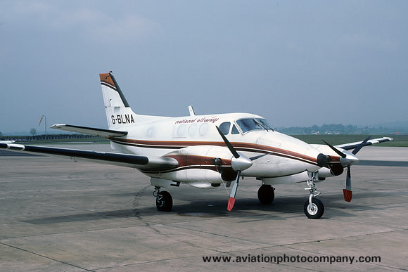 National Airways Beech King Air 65-B90 G-BLNA (1987)