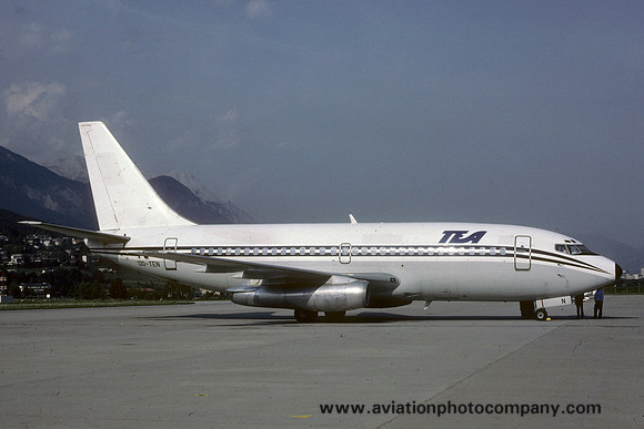 TEA Trans European Airlines Boeing 737-200 OO-TEN (1982)