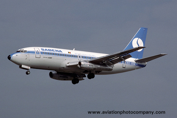 Sabena Boeing 737-200 OO-SDN (1985)