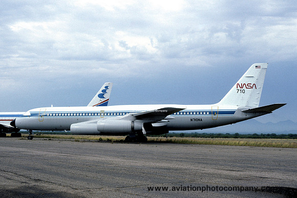 NASA Convair 990 N710NA stored at Pima (1984)