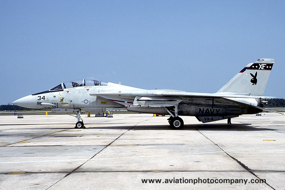 US Navy VX-4 Grumman F-14A Tomcat 159424/XF-34 (1986)