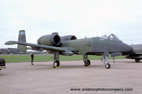 USAF 81 TFW 91 TFS Fairchild A-10A Thunderbolt 81-0991/WR (1986)