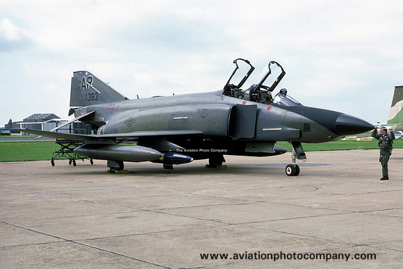 USAF 10 TRW 1 TRS McDonnell RF-4C Phantom 69-0383/AR (1986)