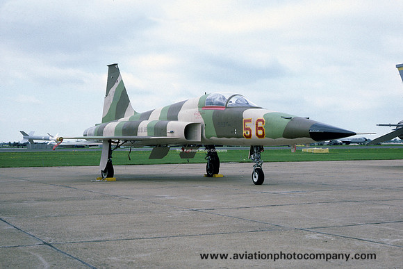 USAF 10 TRW 527 AGRS Northrop F-5E 74-01556 (1986)