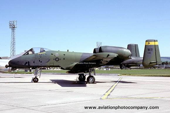 USAF 81 TFW 92 TFS Fairchild A-10A Thunderbolt 80-0181/WR (1986)