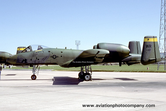 USAF 81 TFW 92 TFS Fairchild A-10A Thunderbolt 80-0217/WR (1986)