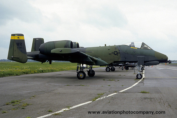 USAF 81 TFW 92 TFS Fairchild A-10A Thunderbolt 80-0192/WR (1986)