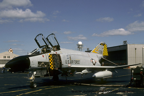 USAF Michigan ANG 171 FIS McDonnell F-4C Phantom 63-7536 (1981)