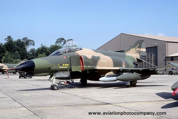 USAF 86 TFW McDonnell F-4E Phantom 68-0445 (1986)