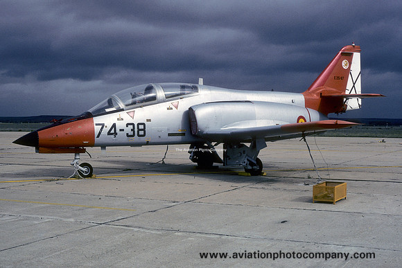 Spanish Air Force Ala 74 CASA C-101 E.25-87/74-38 (1988)