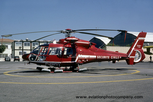 French Securite Civile Aerospatiale SA.365C1 Dauphin II F-ZBEV (1988)