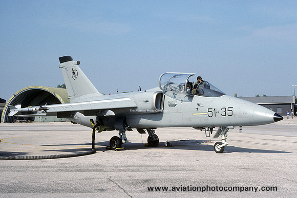 Italian Air Force 51 Stormo Aeritalia AMX MM7097/51-35 (1989)