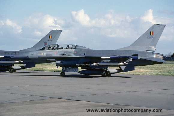 Belgian Air Force General Dynamics F-16B Fighting Falcon FB-09 (1984)