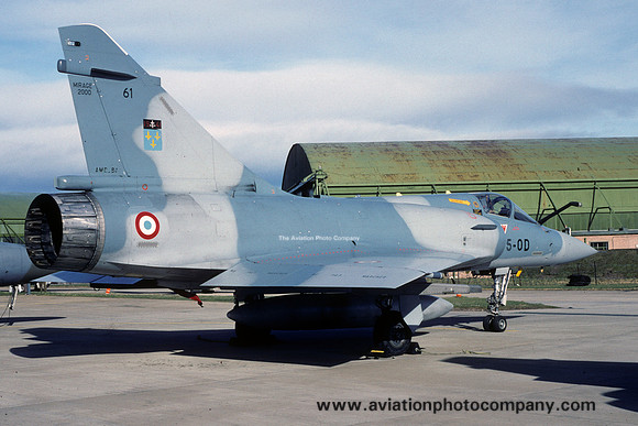 French Air Force EC2/5 Dassault Mirage 2000C 61/5-OD (1990)