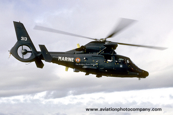 French Navy Aerospatiale SA.365N Dauphin 313 (1990)