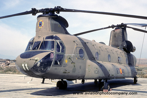 Spanish Army Vertol CH-47C Chinook HT.17-11/ET-411 (1989)