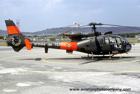 French Army EAALAT Aerospatiale SA.341 1442/AWD (1987)