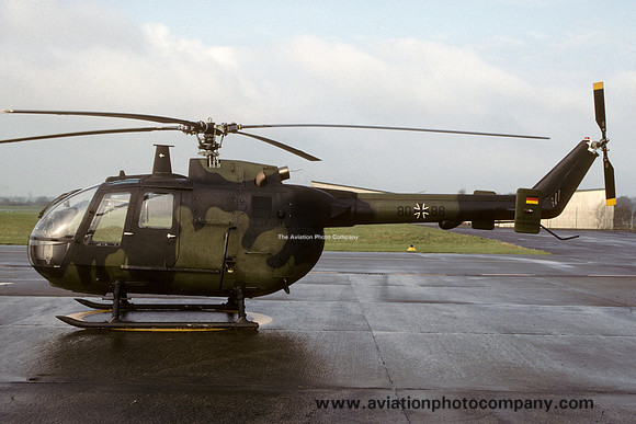 West German Army HFR6 MBB Bo105M 80+88 (1989)