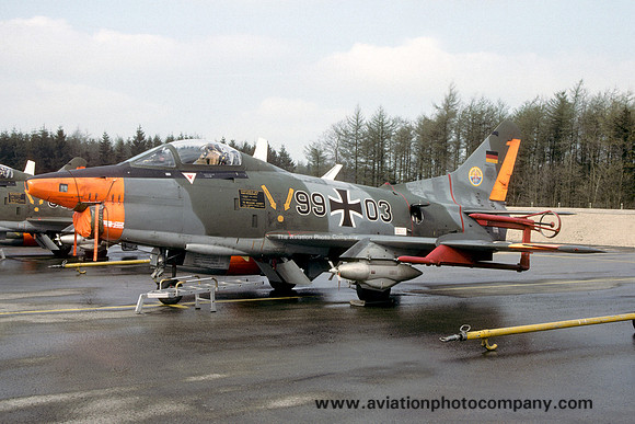West German Air Force FIAT G-91R 99+03 (1989)
