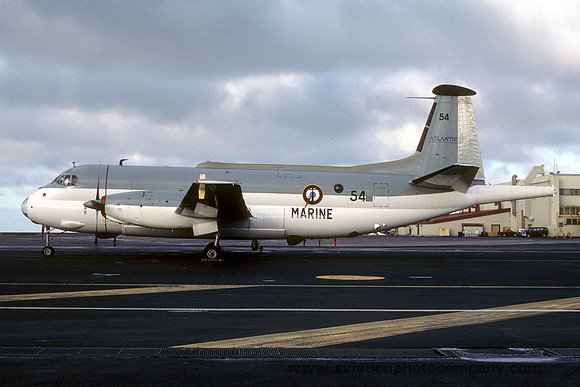 French Navy 24F Breguet Atlantic 54 at Keflavik (1988)
